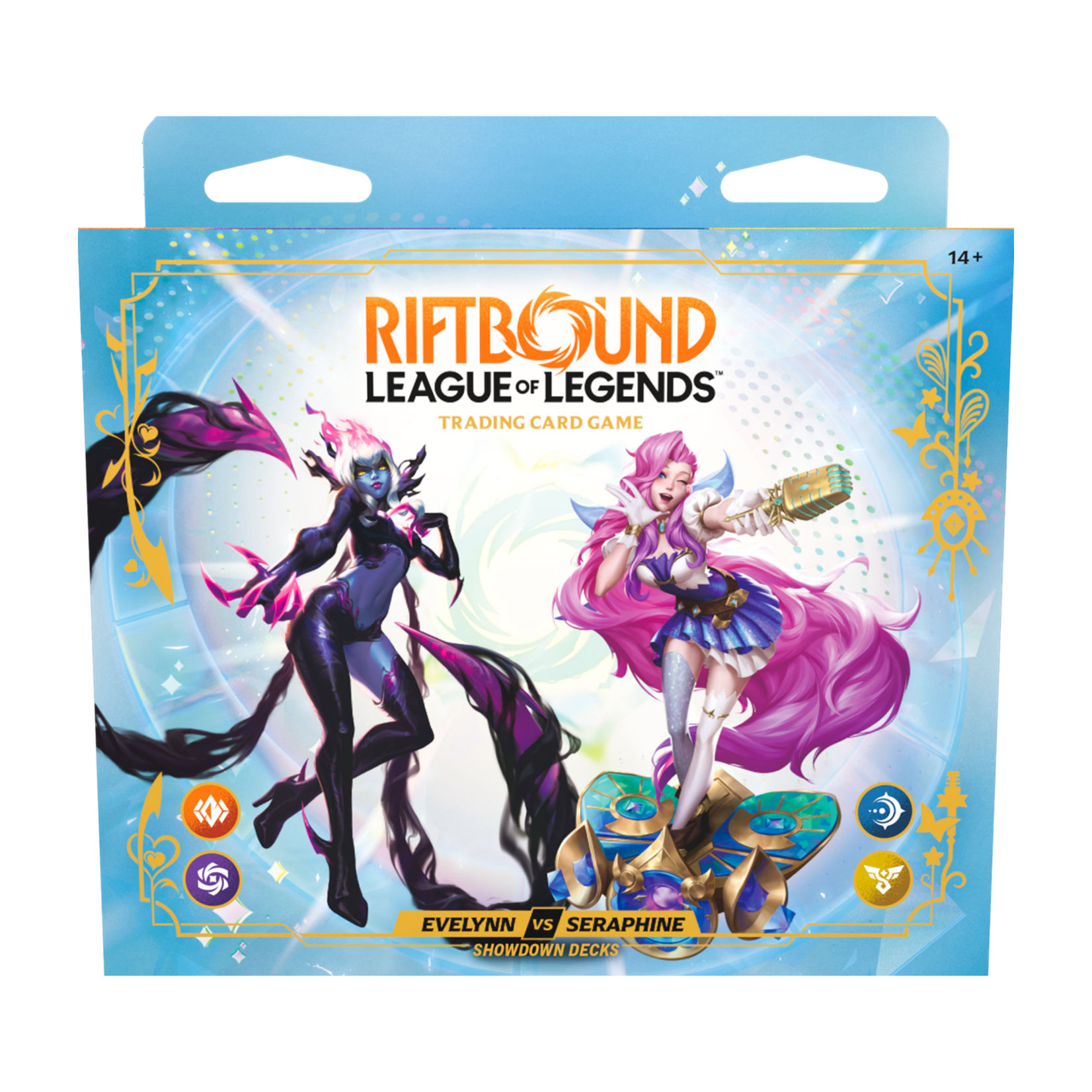 Riot Games Riftbound - League of Legends - Radiance - Showdown Deck - Evelynn VS Seraphine (English)