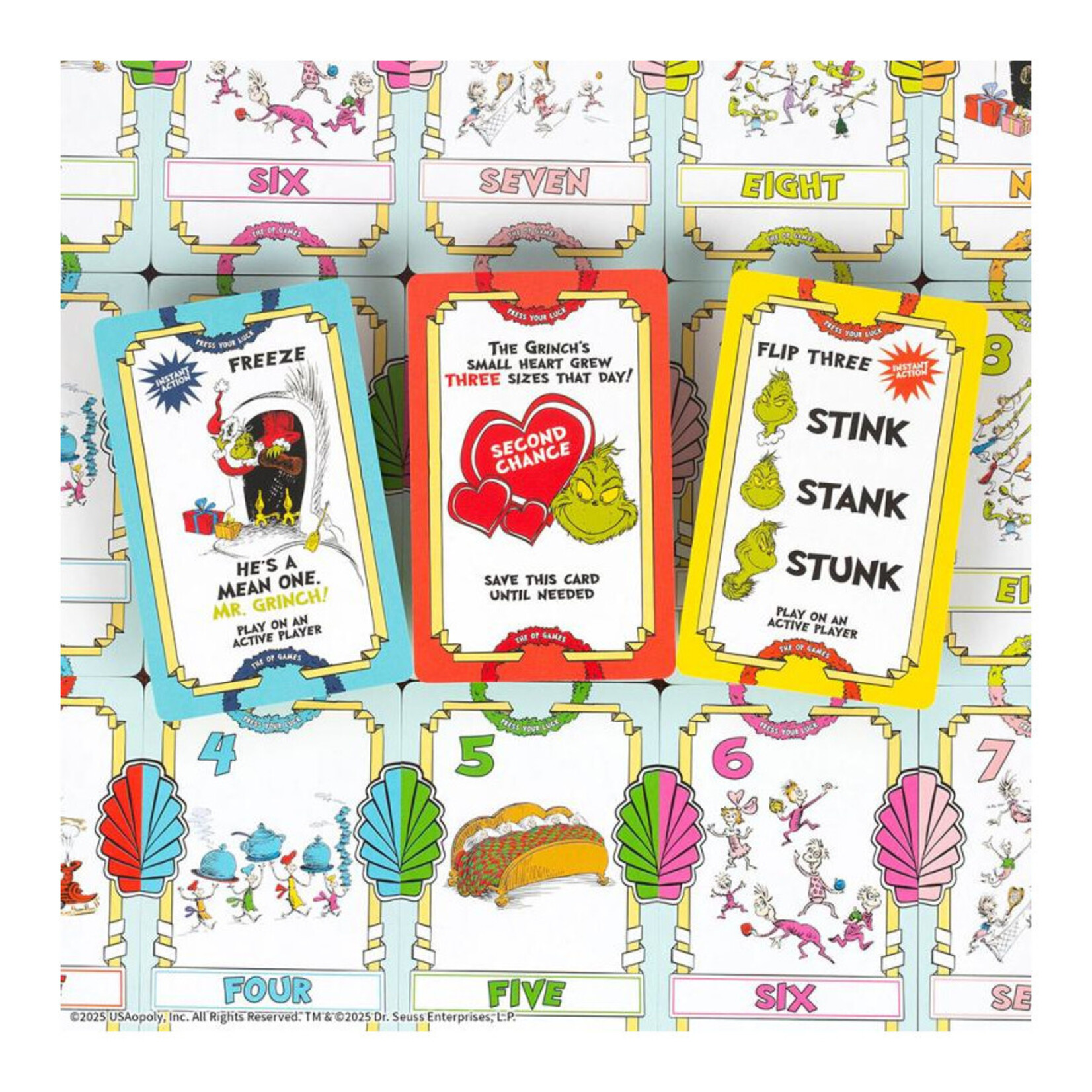 USAopoly Flip 7 - The Grinch (English)