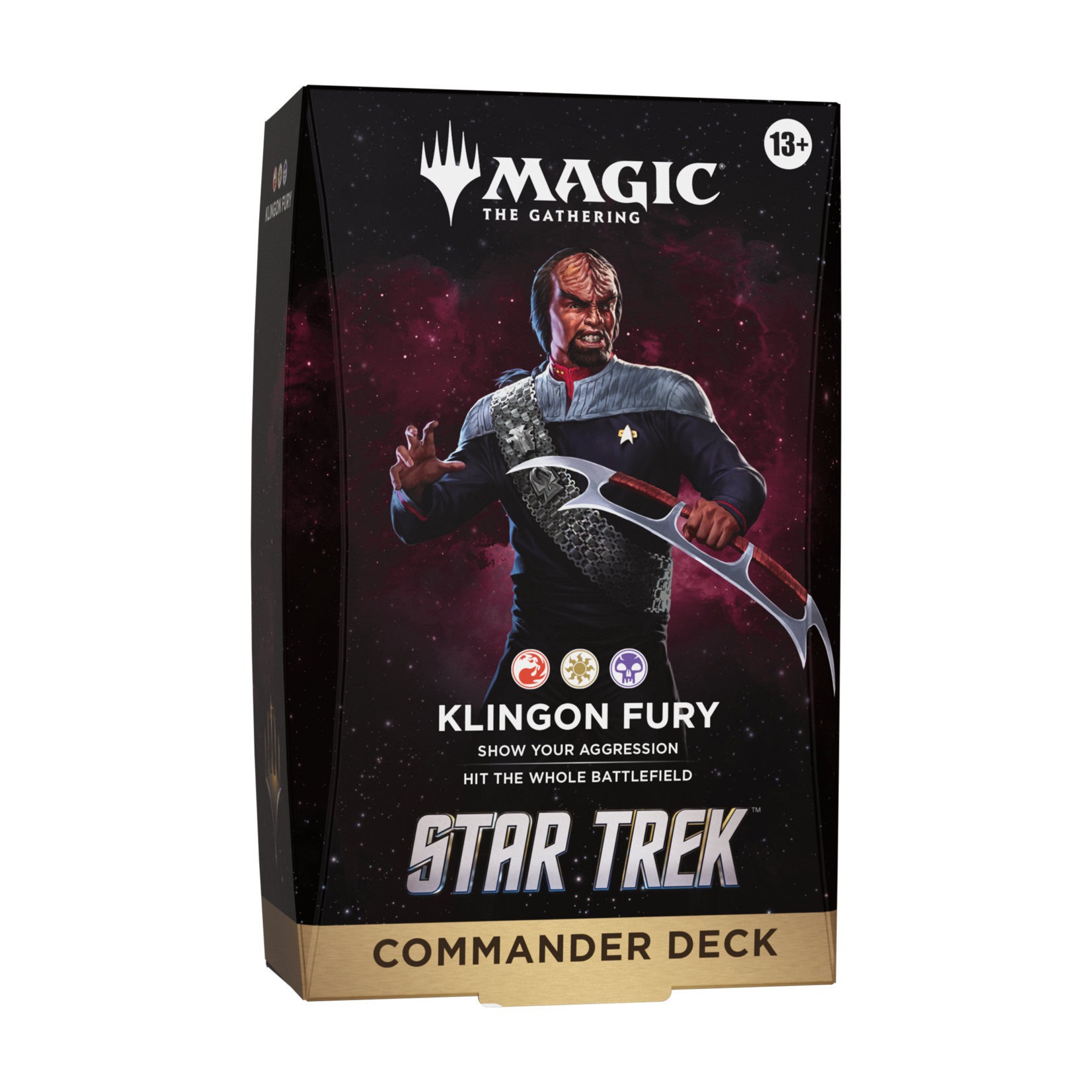 Wizard of the coast PRÉCOMMANDE - Magic the Gathering - Star Trek - Commander Deck - Klingon Fury (English)