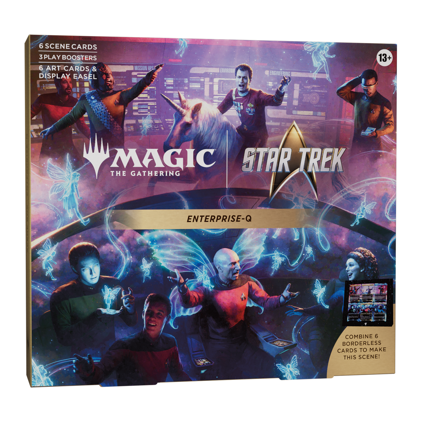 Wizard of the coast PRÉCOMMANDE - Magic the Gathering - Star Trek - Scene Box - Entreprise-Q (English)