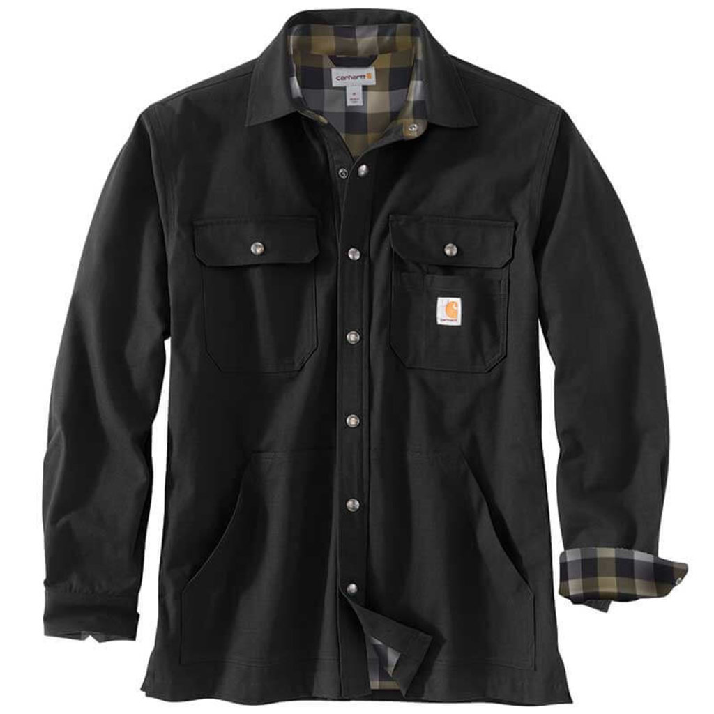 Flannel Lined Snap Shirt Jac 104146 