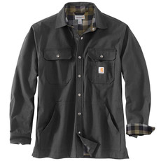 Carhartt 104146 - Loose Fit Ripstop Flannel Lined Snap Shirt Jac Closeout