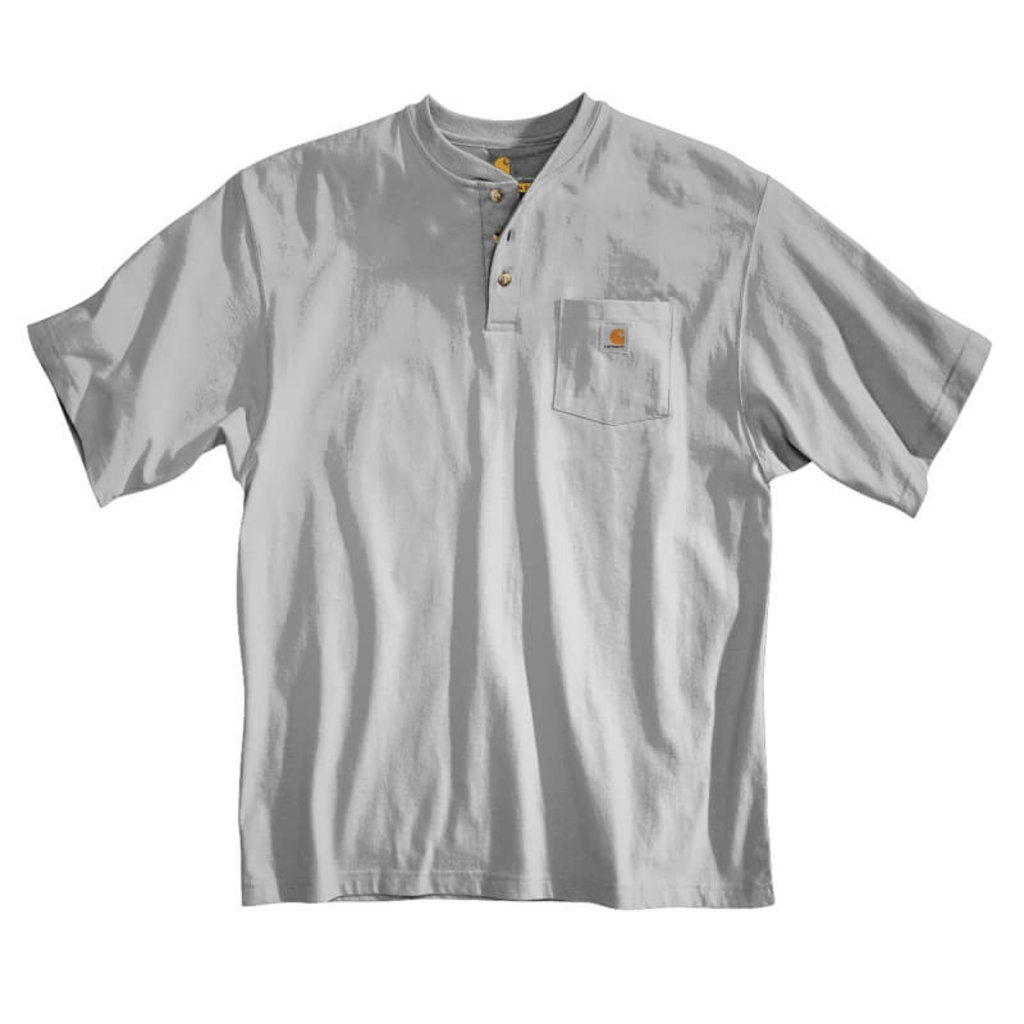 Carhartt K84 - Loose Fit Heavyweight Short-Sleeve Pocket Henley T-Shirt