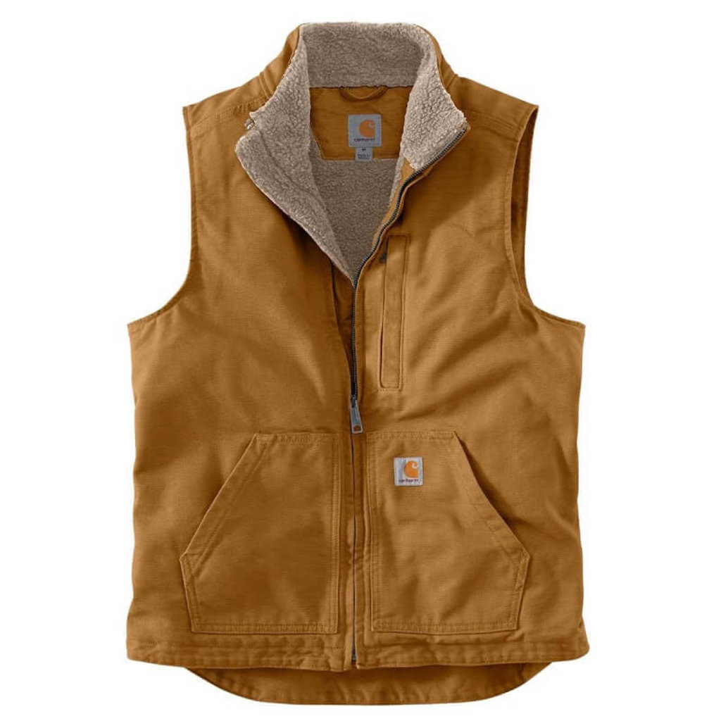 Carhartt 104277 - Carhartt Men's Sherpa-Lined Mock neck Vest