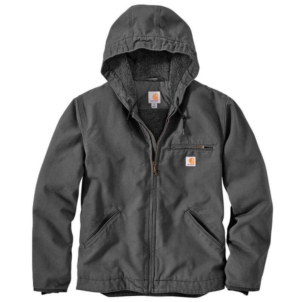 Carhartt 104392 - Carhartt Men's  Washed Duck Sherpa Lined Jacket