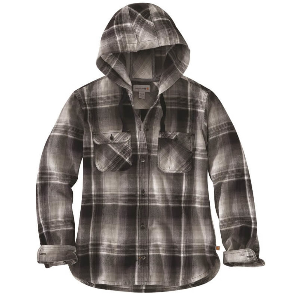 carhartt hooded flannel