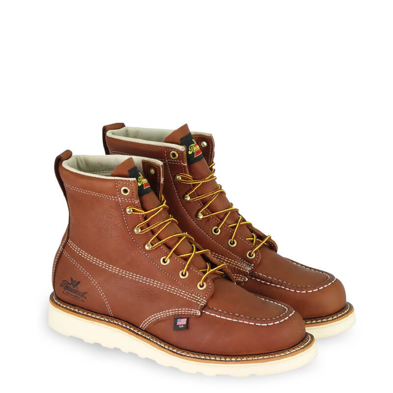 Thorogood 6-inch American Heritage Moc Toe Safety Toe Boots