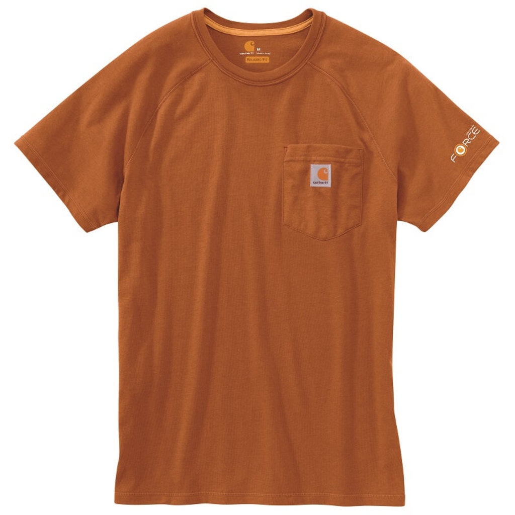 Carhartt 100410 - Force Relaxed Fit Midweight Short-Sleeve Pocket T-Shirt Closeout