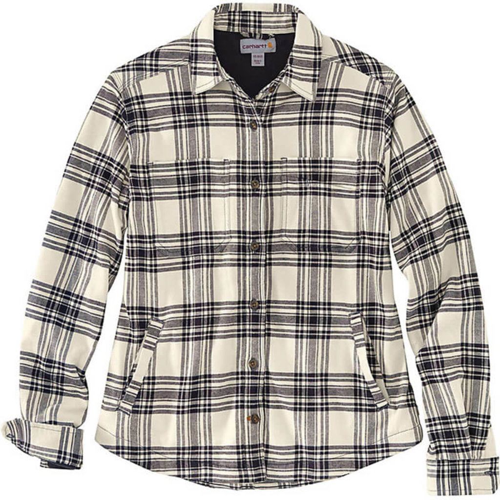 Carhartt 104518 - Women's Rugged Flex Flannel Fleece Lined Plaid Shirt