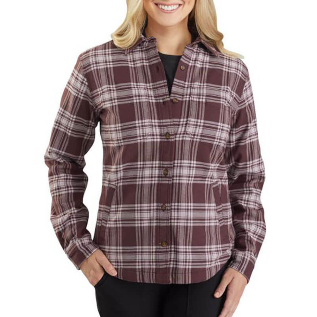 Carhartt 104518 - Carhartt Women's Rugged Flex Flannel Fleece Lined Plaid Shirt