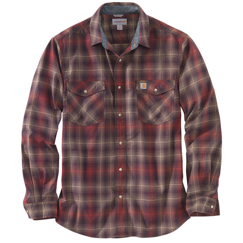 Carhartt 103319 - Rugged Flex® Bozeman Plaid Long Sleeve Shirt  SML REG