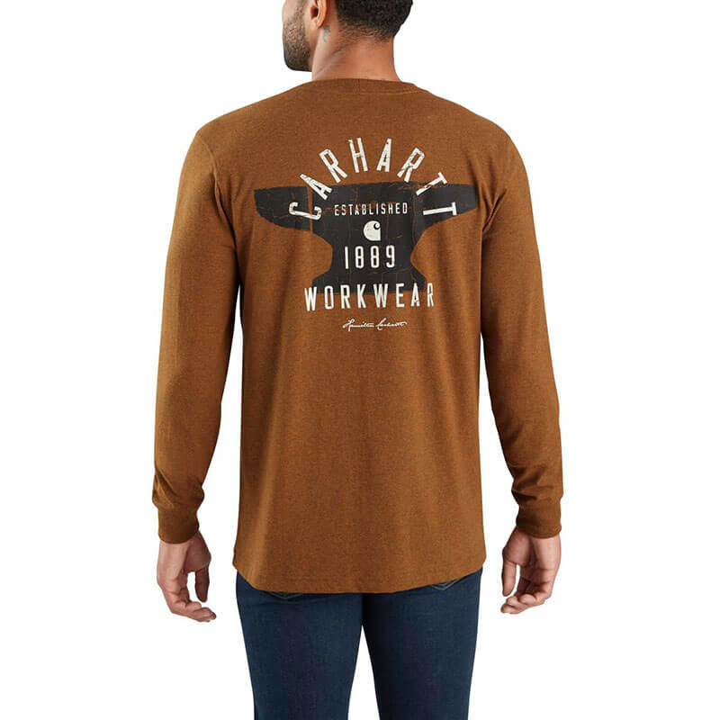 Carhartt Workwear Hamilton Signature Graphic Long Sleeve T-Shirt -103843 -CLOSEOUT