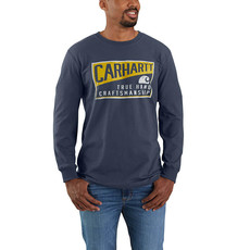 Carhartt 105059 - Relaxed Fit Heavyweight Long-Sleeve Craftsman Graphic  Closeout