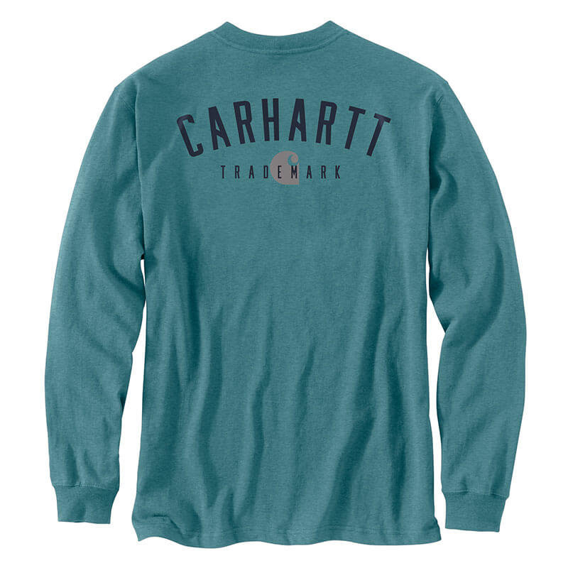 Carhartt 105055 - Heavyweight Long-SleeveTrademark Graphic T-Shirt  Closeout