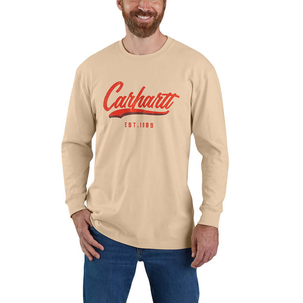 Carhartt 104890 - Loose Fit Heavyweight Long-Sleeve Hand-Painted Graphic  Closeout