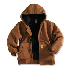 Carhartt CP8417 - Carhartt Kid's  Canvas Insulated Hooded Actve Jacket