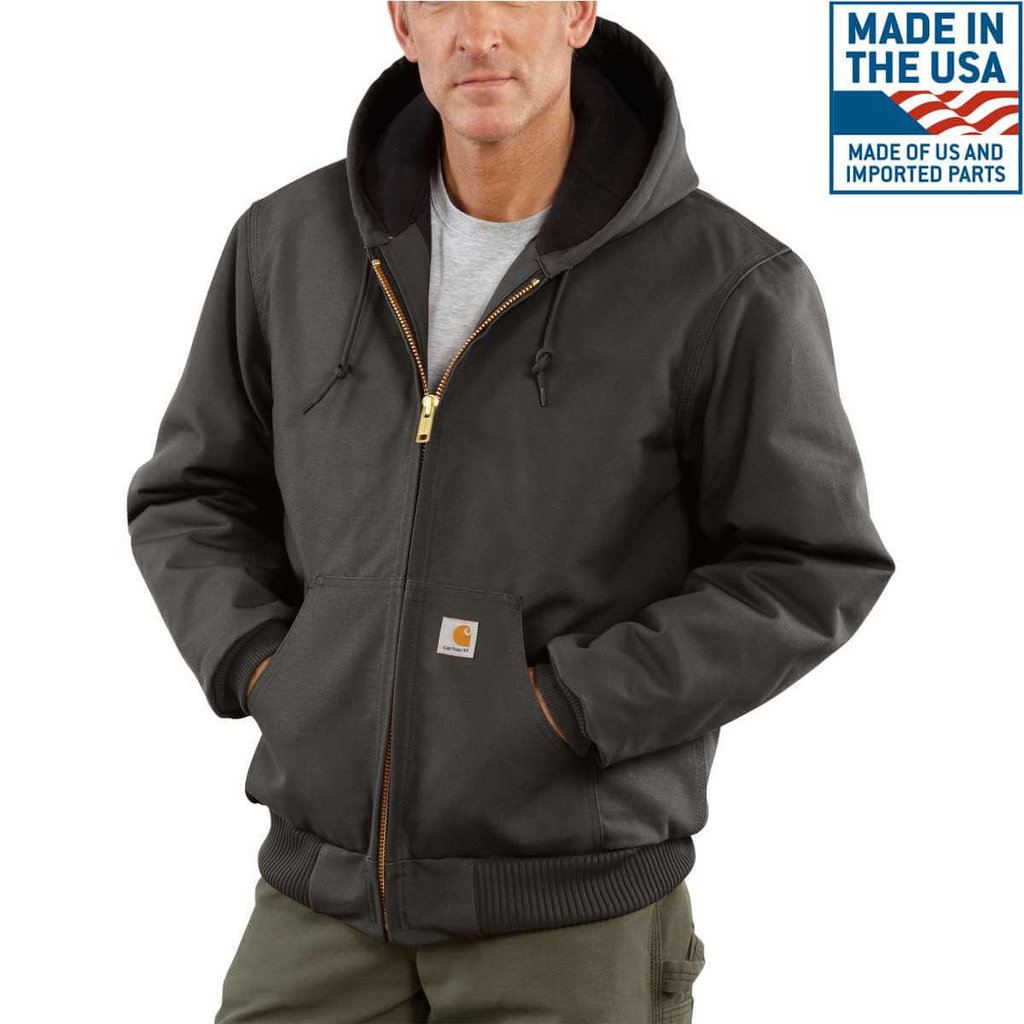 Carhartt J140 - Carhartt Men's Firm Duck Insulated Lined Active Jac