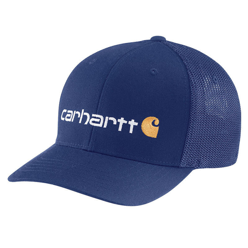 Carhartt 105353 - Rugged Flex® Fitted Canvas Mesh-Back Logo Graphic Cap