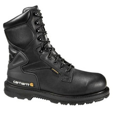Carhartt CMW8101 - Carhartt Boots Men's Black Leather Insulated Waterproof Work Boots - 12M