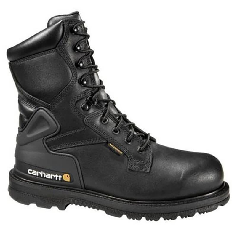Carhartt Carhartt Boots Men's Black Leather Insulated Waterproof Work Boots CMW8101