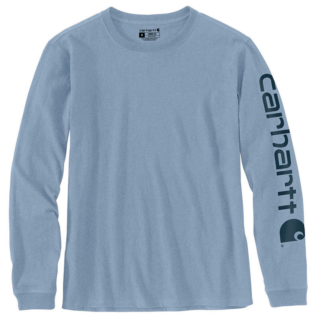 Carhartt 103401 - Carhartt Women's  WK231 Workwear Sleeve Logo Long-Sleeve T-Shirt