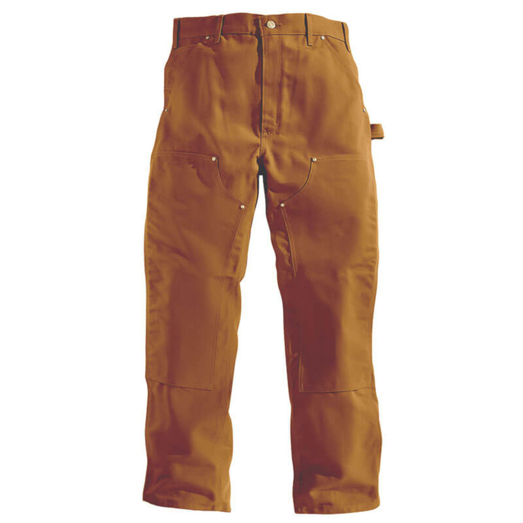 B01 - Carhartt Men's Loose Fit Firm Duck Double Front Utility Pan