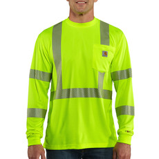 Carhartt 100496 - Carhartt Men's High-Visibility Force Long-Sleeve Class 3 T-Shirt