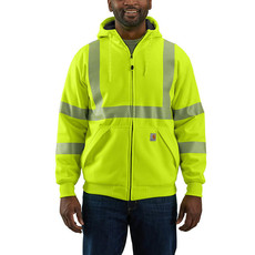 Carhartt 104988 - High Visibility Rain Defender Loose Fit Midweight Hooded Class 3 Sweatshirt