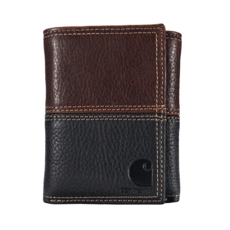 Carhartt B0000223 - Carhartt Men's Leather Two-Tone Trifold Wallet