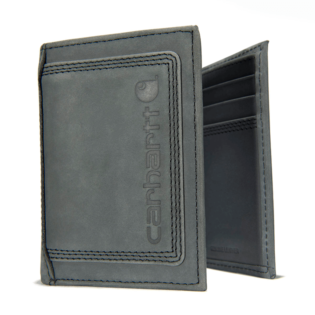 Carhartt B0000213001 - Carhartt Men's Leather Triple-Stitched Trifold Wallet