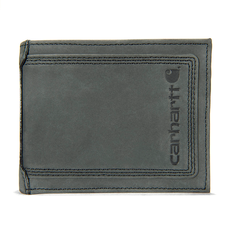 Carhartt Men's Pebble Leather Passcase Wallet B0000210 Great Lakes