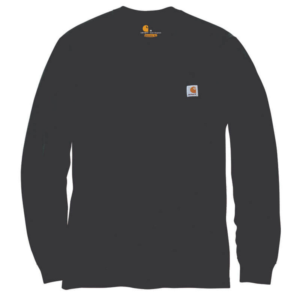 Carhartt K126 -Carhartt Men's Loose Fit Heavyweight Long-Sleeve Pocket  T-Shirt