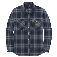 Carhartt 105436 - Rugged Flex Relaxed Fit Midweight Flannel Long-Sleeve Snap-front Plaid Shirt