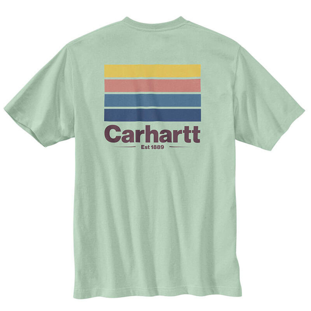 Carhartt 105713 - Carhartt Men's Relaxed Fit Heavyweight Short-Sleeve Pocket Line Graphic T-Shirt