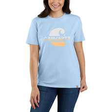 Carhartt 105738 - Carhartt Women's Loose Fit Heavyweight Short-Sleeve Faded C Graphic T-Shirt