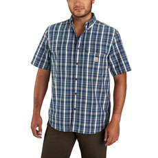 Carhartt 105702 - Carhartt Men's Loose Fit Midweight Short-Sleeve Plaid Shirt