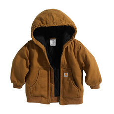 Carhartt CP8430 - Carhartt Kid's Canvas Insulated Hooded Active Jacket 4T