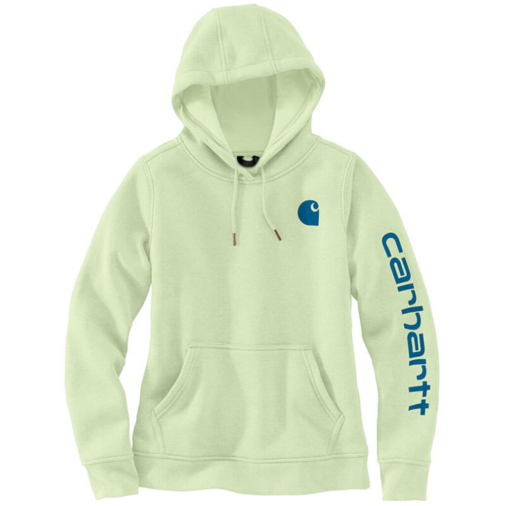 Carhartt 102791 - Clarksburg Sleeve Logo Hooded Sweatshirt Closeout