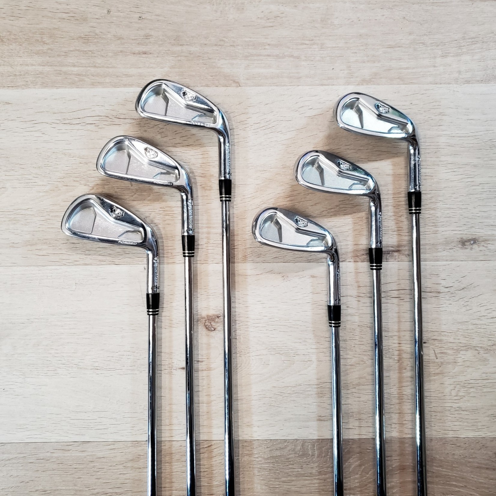TaylorMade (Demo) Taylormade Rac TP Forged Iron Set 5-PW Rifle Flighted 5.0 Regular (RH)