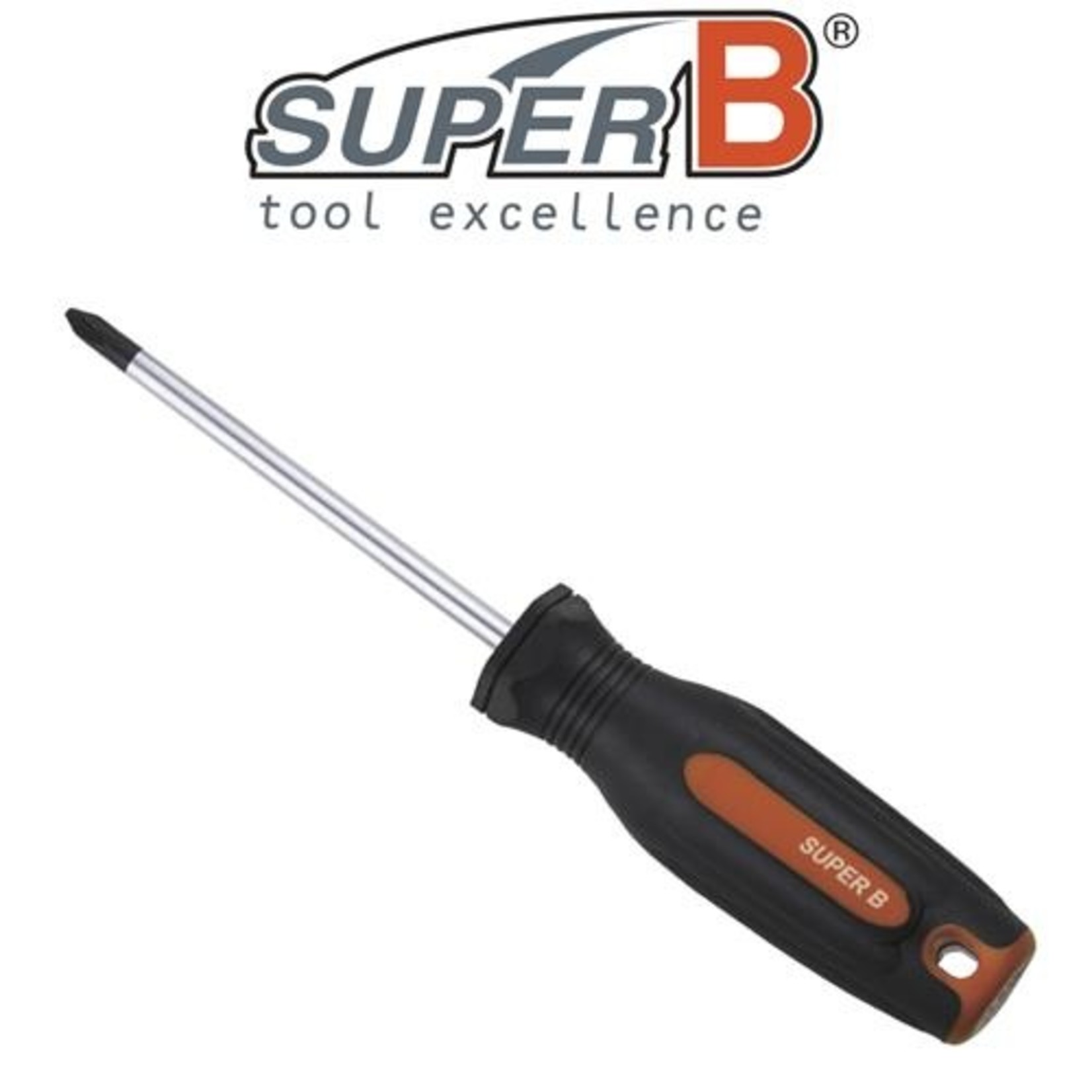 Bikecorp (The Bicycle Corporation Pty. Ltd. SuperB Screwdriver - Phillips 2 - 100mm - Made of High Grade Steel - Bike Tool