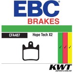 KWT EBC Brake Pad - 487G Hope Tech X2 - Green Compound