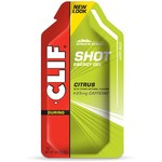 Cliff Clif Citrus + 25mg Caffeine Shot Energy Gel - Pack of 24