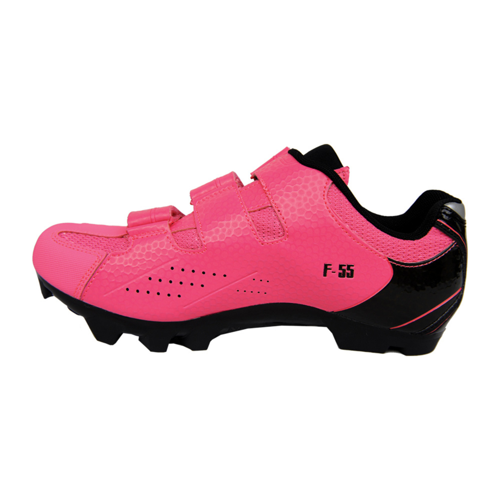 FLR FLR MTB Shoes - M250 Outsole - Laces - F-55-III - Size 40 - Black - Pink