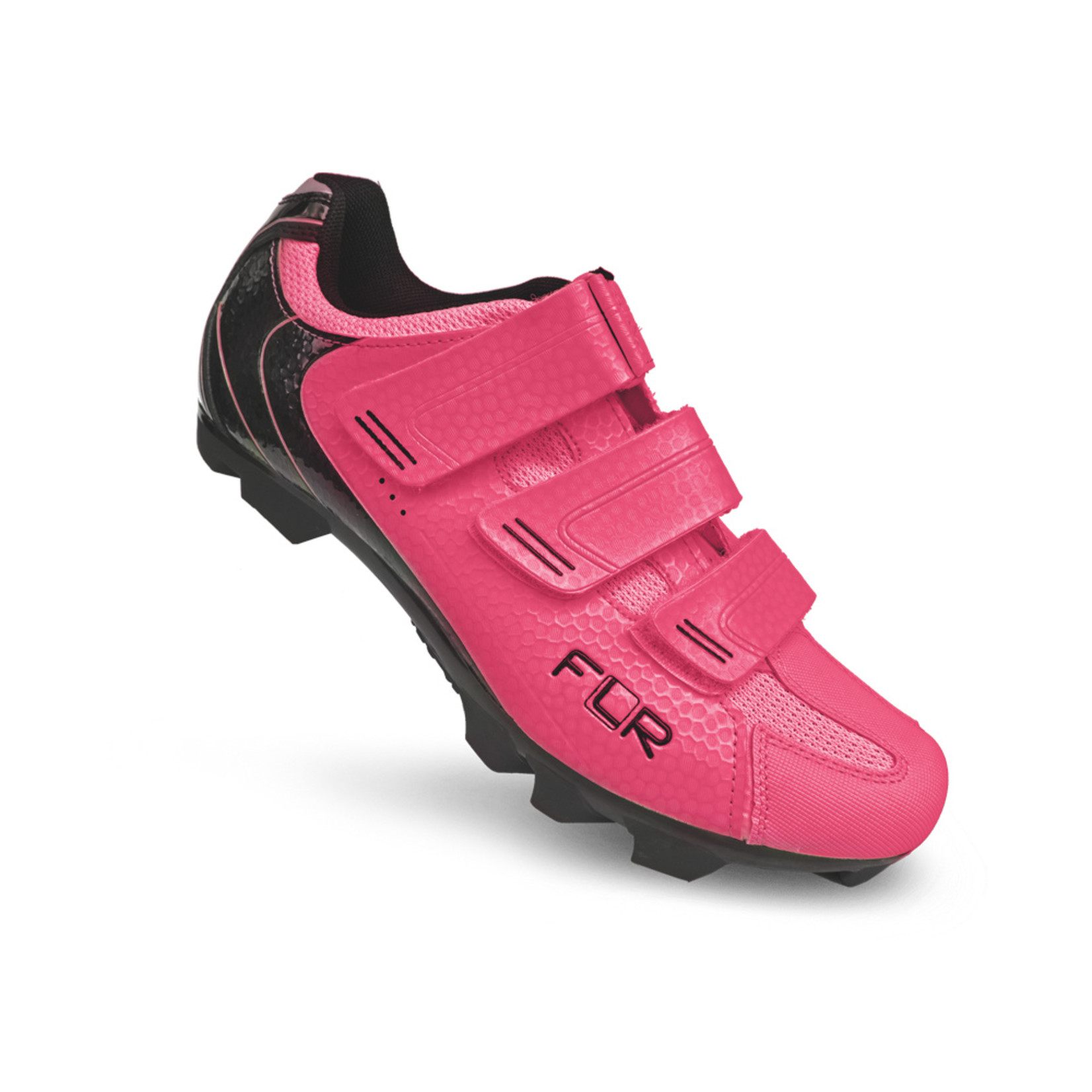 FLR FLR MTB Shoes - M250 Outsole - Laces - F-55-III - Size 36 - Black - Pink