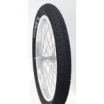 incomex Duro Bicycle Tyre - 20 X 2.4, El Jefe - BMX Freestyle Extra Wide - Black - Pair