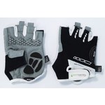 Pro Series Pro-Series - Gloves Amara Material With Gel Padding - Large - Black/White Trim