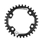FUNN Funn Bicycle Chain Ring - Solo 96 Narrow-Wide - 30T - Shimano Asymetric - Black
