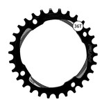 FUNN Funn Bicycle Chain Ring - Solo Narrow-Wide - 36T - 104MM BCD - Black