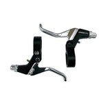 Tektro Tektro Brake Levers - 2 Finger With Caliper Cantilever - Silver/Black (Pairs)