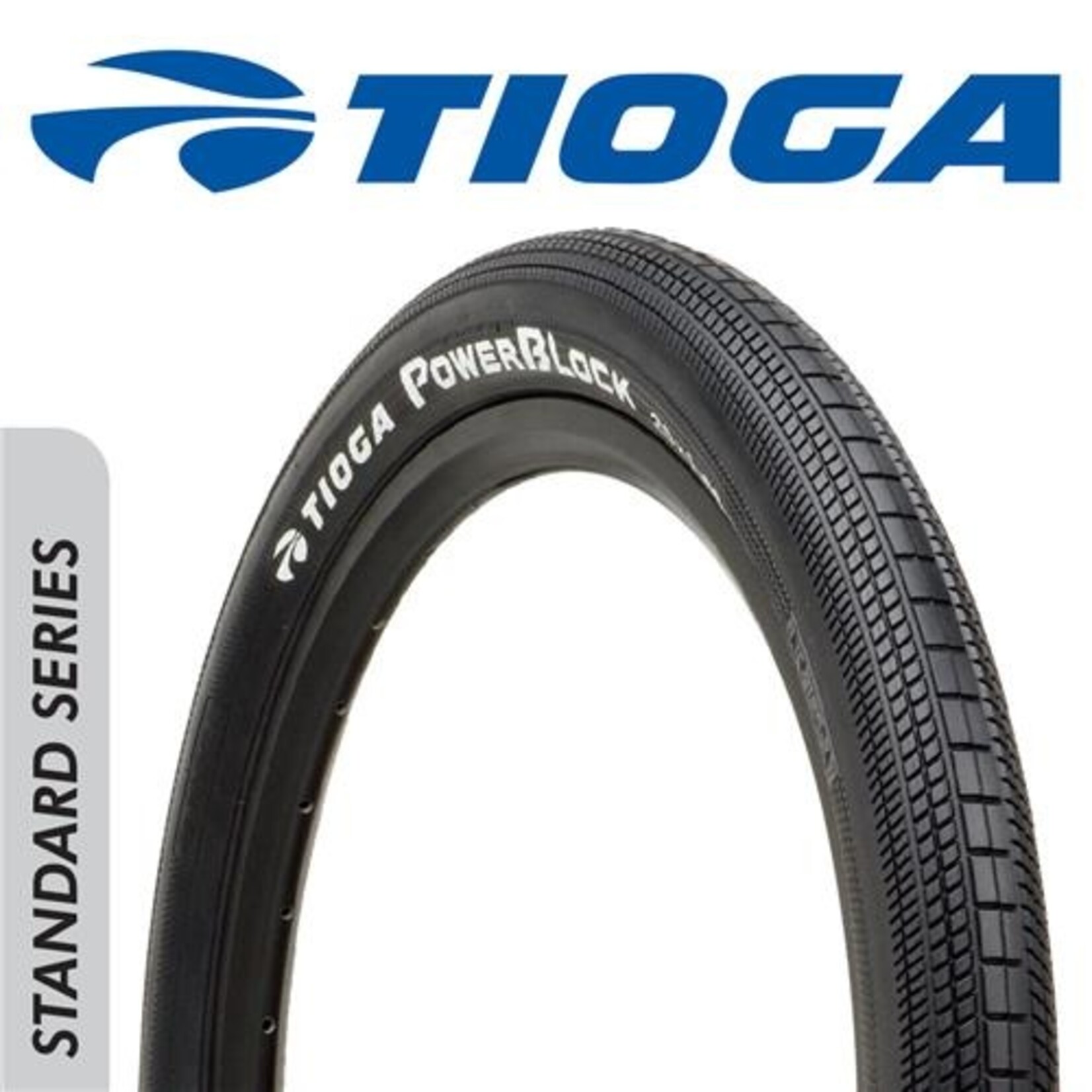 Tioga Tioga BMX Race Tyre - PowerBlock - Standard Series - 20" X 1.95" - Pair